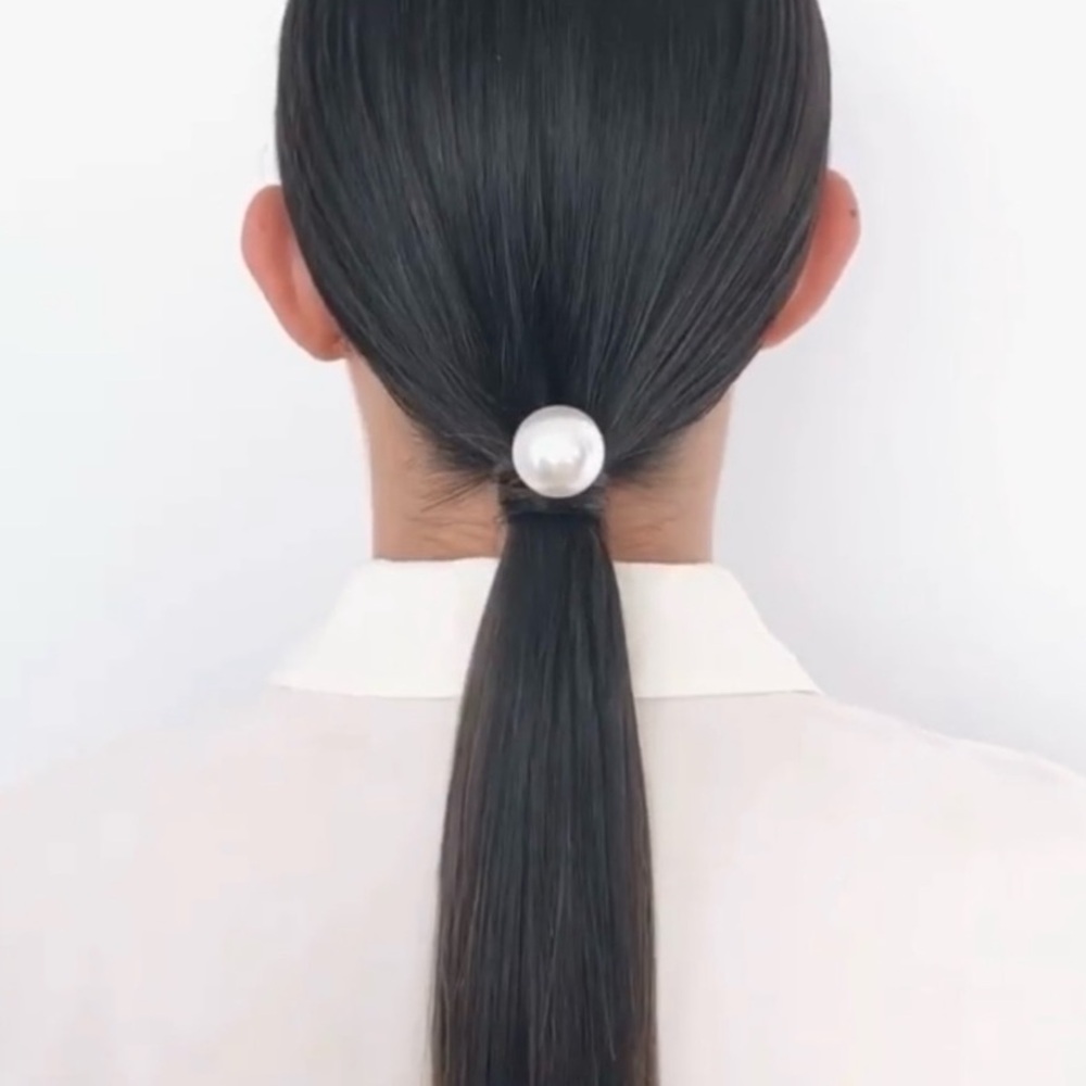 Faux Pearl Slide Hair Accessory